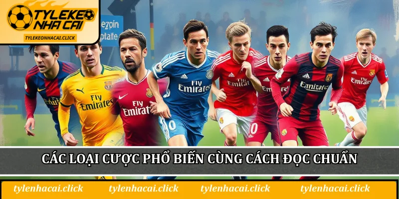 Các loại cược phổ biến cùng cách đọc chuẩn
