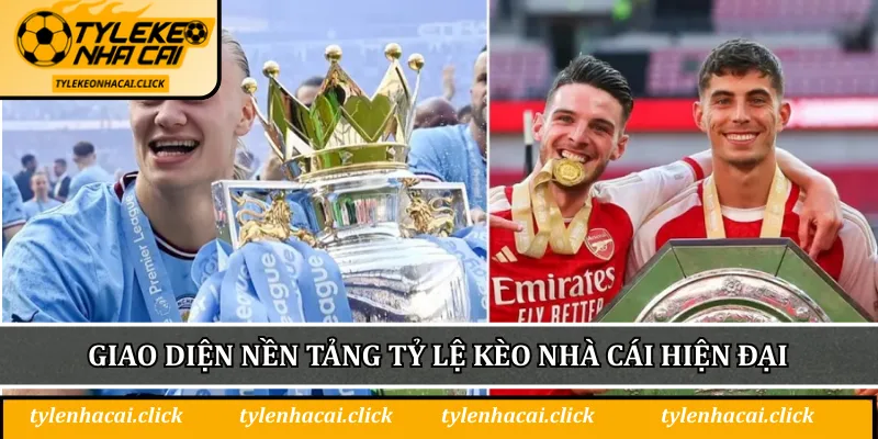 Giao diện website Tỷ Lệ Kèo Nhà Cái chuyên nghiệp hiện đại