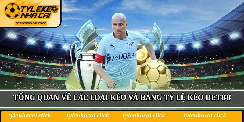 Tổng quan về các loại kèo và bảng tỷ lệ kèo BET88